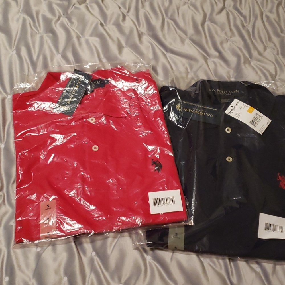 LOT OF 2: NWT Ralph Lauren SS polo shirts
